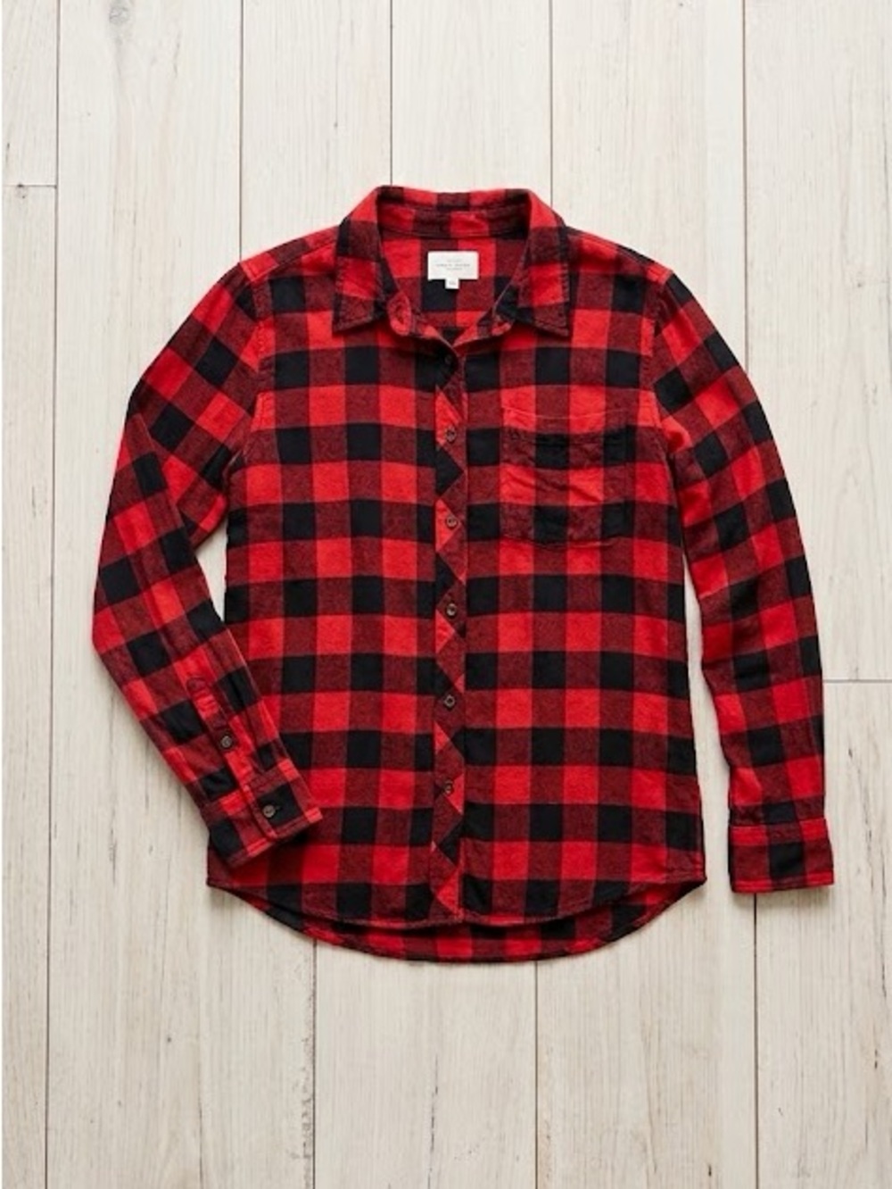 MELLODAY Red Black Buffalo Plaid Flannel Shirt XXL Plus Size